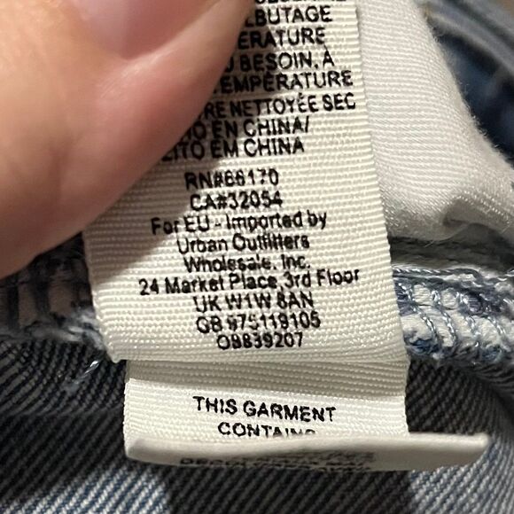 Free People We The Free CRVY High-Rise Vintage Stovepipe Jeans size 31 - Picture 7 of 7